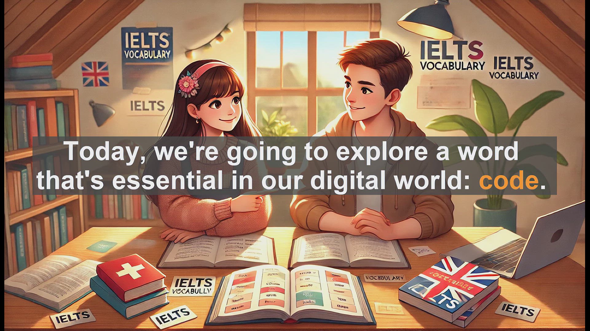 'Video thumbnail for 2500 Must Know IELTS 5.5 Vocabulary - Code: The Language of Computers Explained'