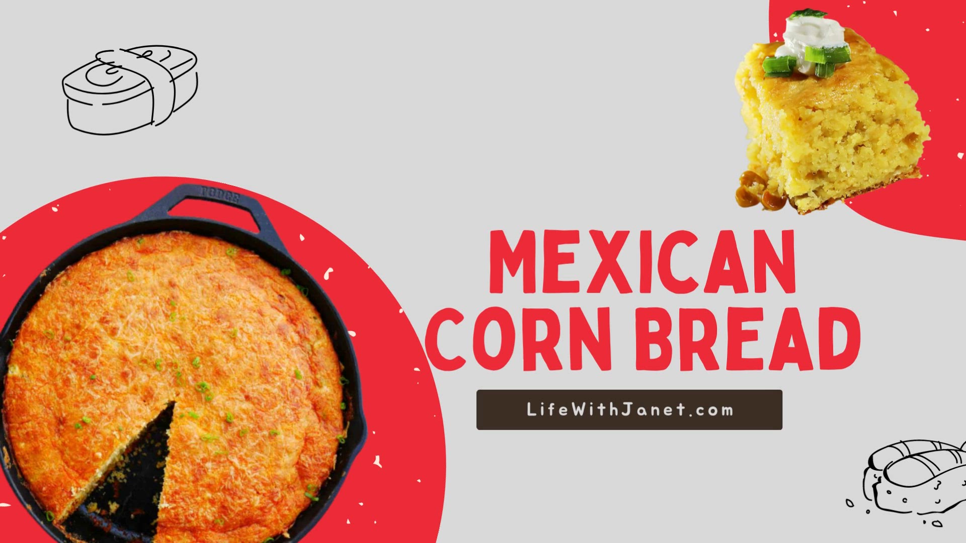 'Video thumbnail for Mexican Cornbread Recipe - Authentic Flavors in Every Bite!'