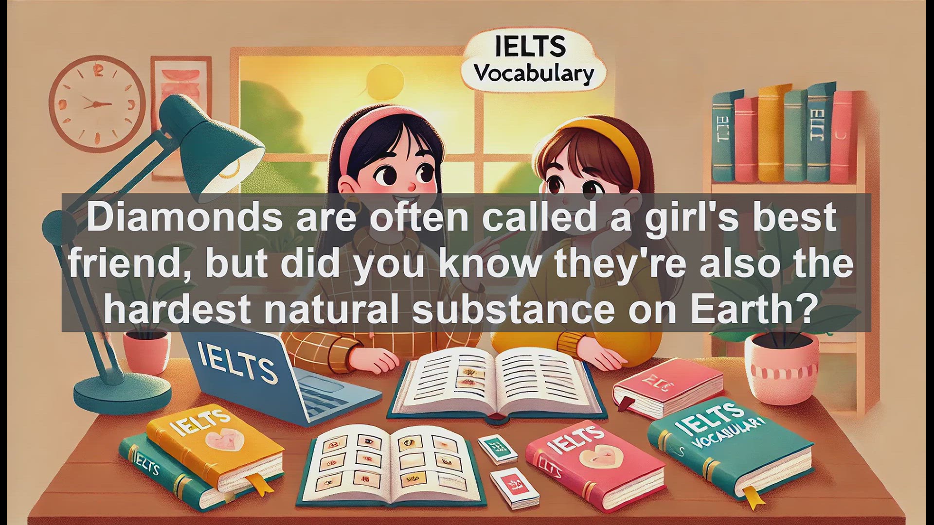 'Video thumbnail for 2500 Must Know IELTS 5.5 Vocabulary - Diamond: Key Facts for IELTS Success'
