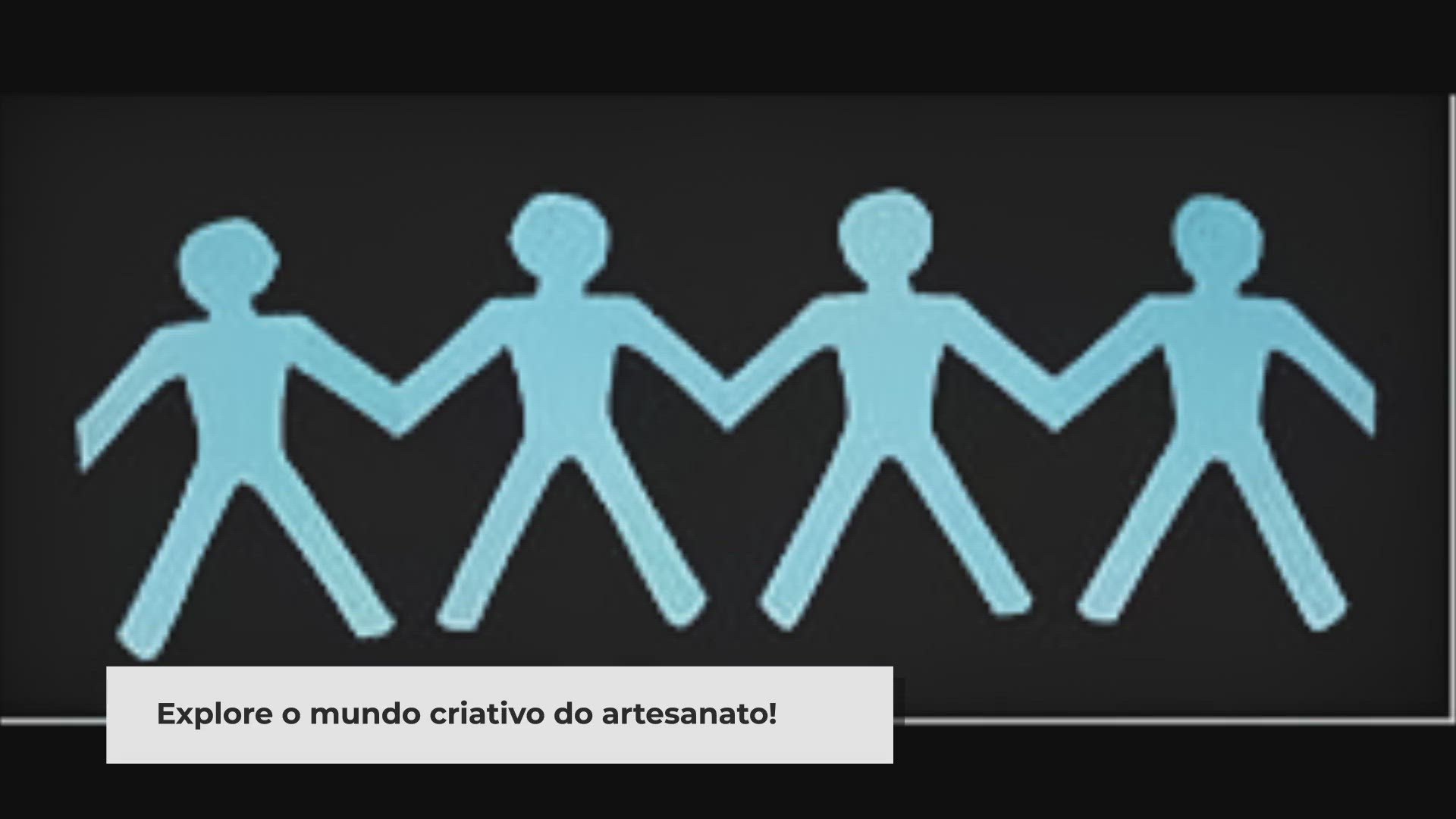 'Video thumbnail for Como fazer "Bonecos de Mãos Dadas" em Kirigami'