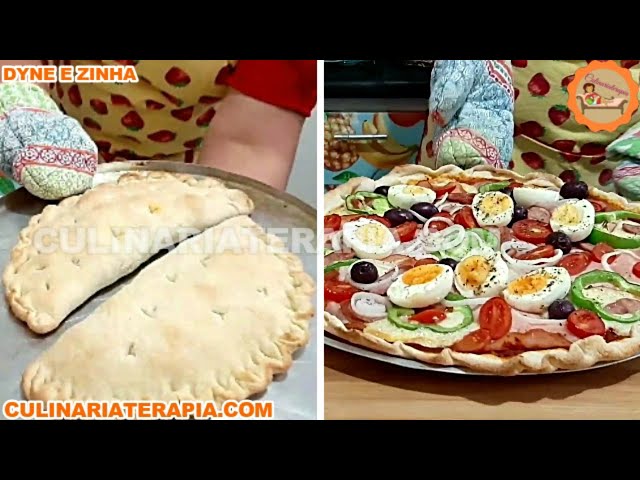 'Video thumbnail for Aprenda Como Fazer Pizza e Calzones com Massa Profissional Ensinada por Especialista da Culinária!'