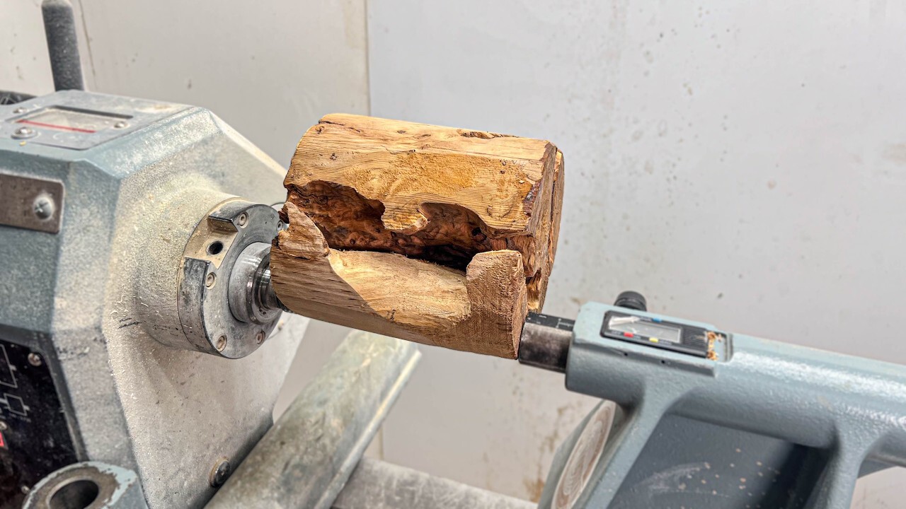 Video thumbnail for How I Made a Hybrid Resin Vase | Woodturning + Resin Art