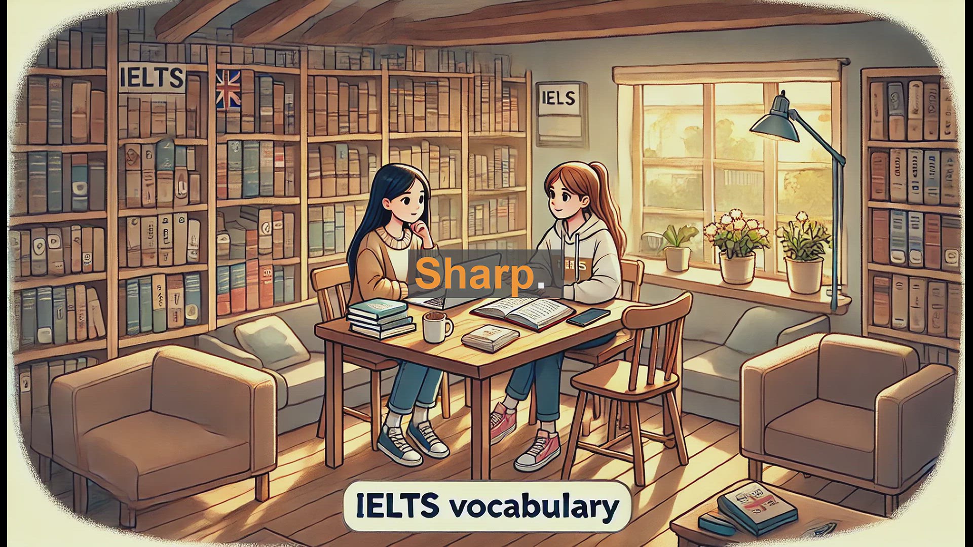 'Video thumbnail for 2500 Must Know IELTS 5.5 Vocabulary - Mastering the Word 'Sharp' in English: IELTS Tips and Everyday Use'
