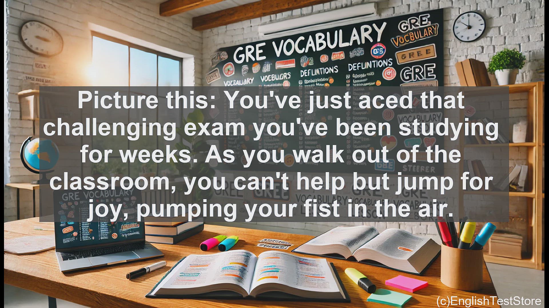 'Video thumbnail for GRE Vocabulary Lesson: Experiencing Intense Joy - The Meaning of Exulting'