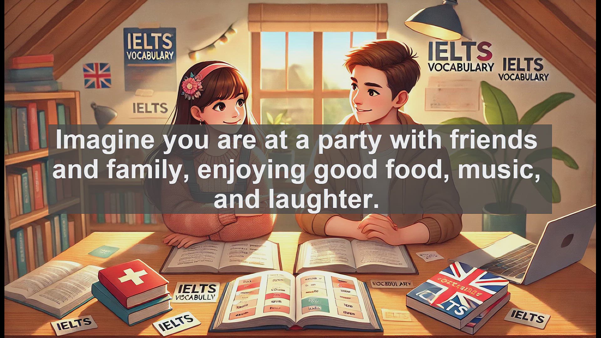 'Video thumbnail for 2500 Must Know IELTS 5.5 Vocabulary - Understanding 'Celebration': A Key Word for IELTS Success'