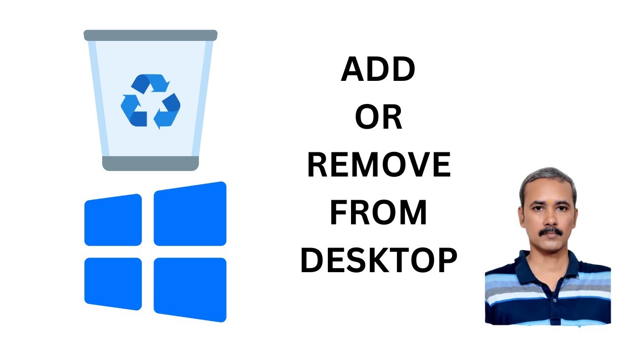 'Video thumbnail for How to Add or Remove Recycle Bin Icon from Windows 10 Desktop | GearUpWindows Tutorial'