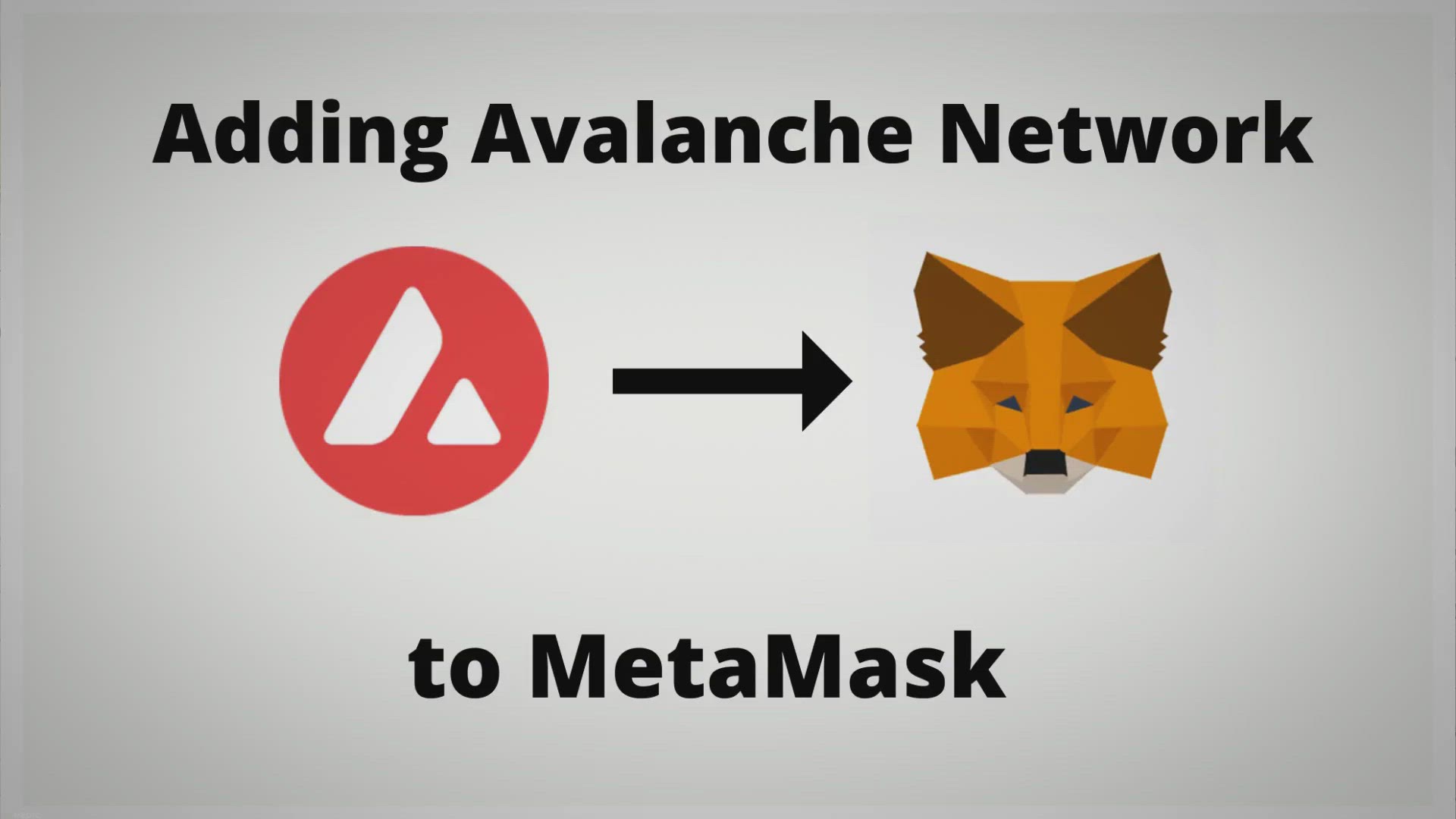 Video thumbnail for How to Add Avalanche to Metamask