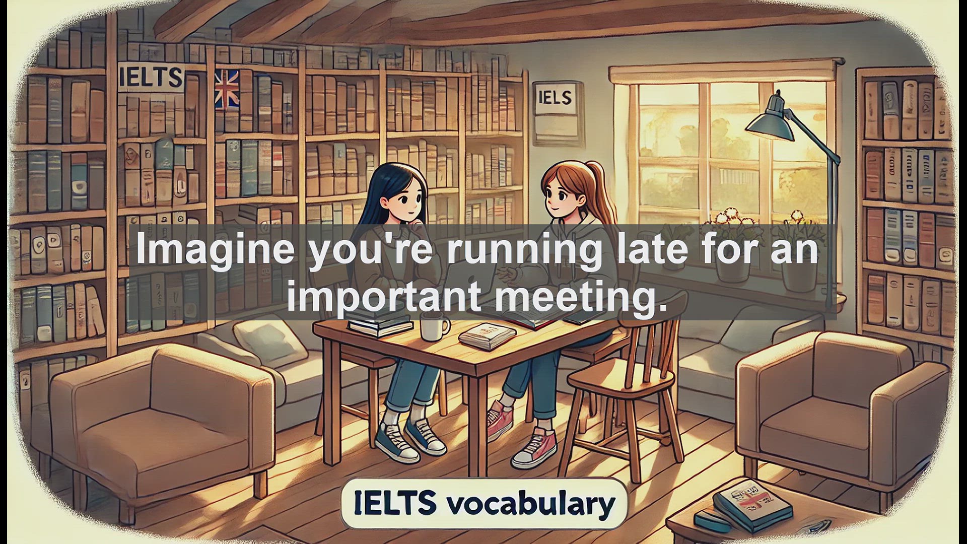 'Video thumbnail for 2500 Must Know IELTS 5.5 Vocabulary - Understanding 'Behind': Key Vocabulary for IELTS'