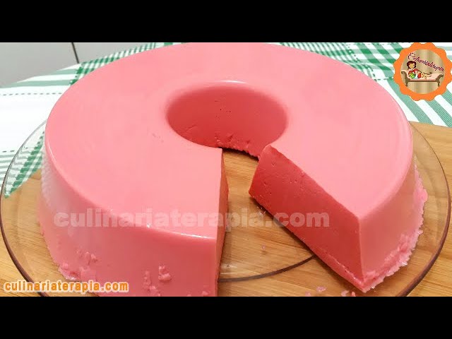 'Video thumbnail for Sobremesa Pudim de Morango Muito Fácil de Fazer @Culinariaterapia'