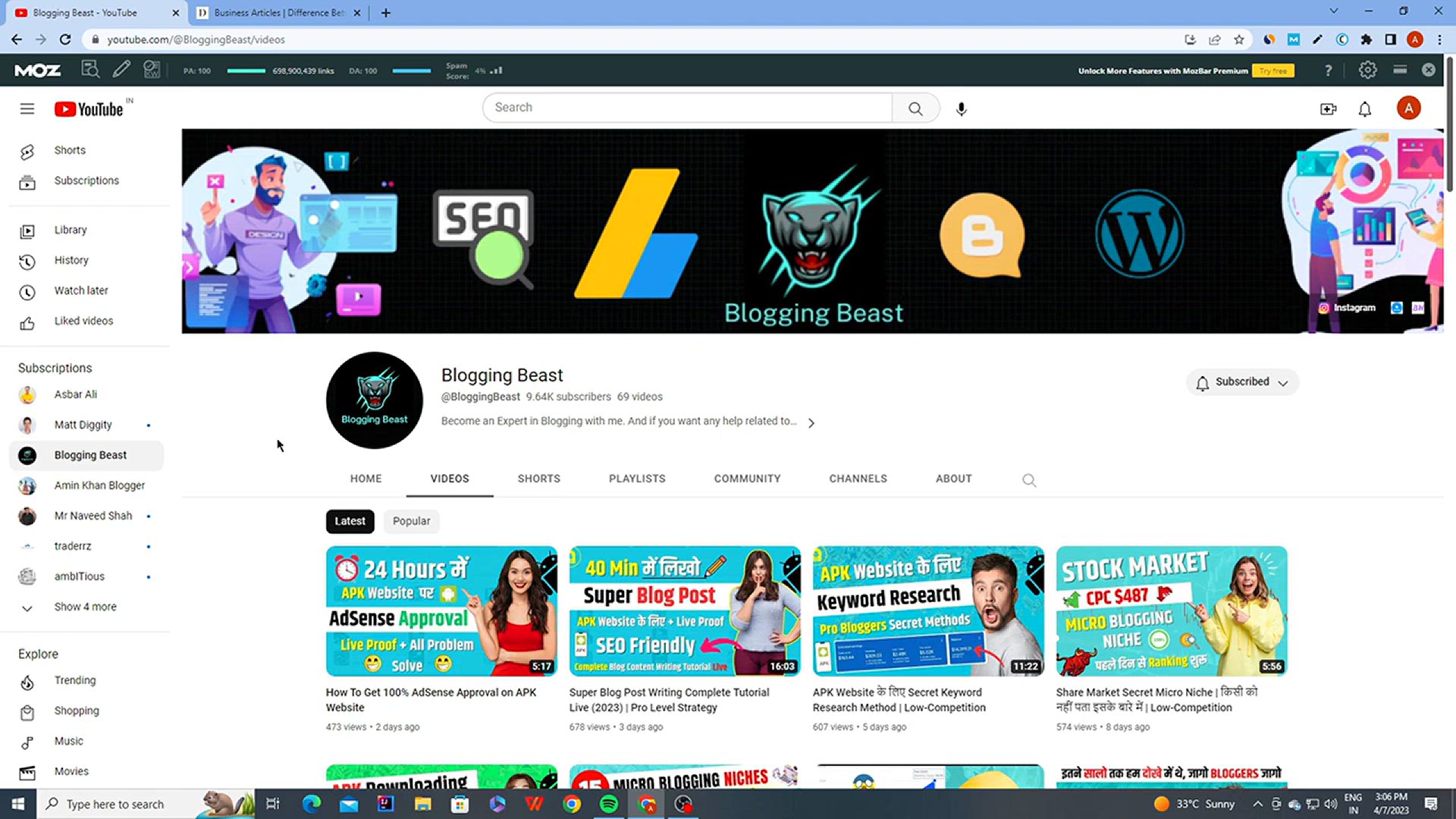 'Video thumbnail for Micro International Blogging Niche 2023 _ Low-Competition & High Traffic'