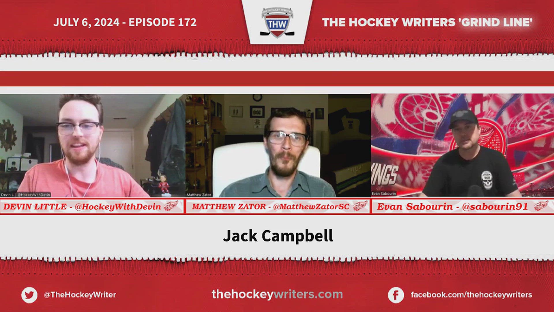 'Video thumbnail for Red Wings Free Agent Signings Jack Campbell'