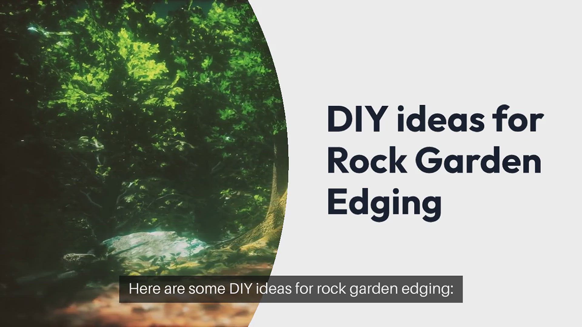 'Video thumbnail for DIY Rock Garden Edging Ideas'
