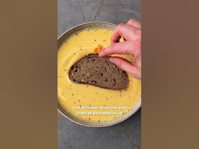 'Video thumbnail for BrotAUFLAUF à la Croque-Monsieur #shorts'