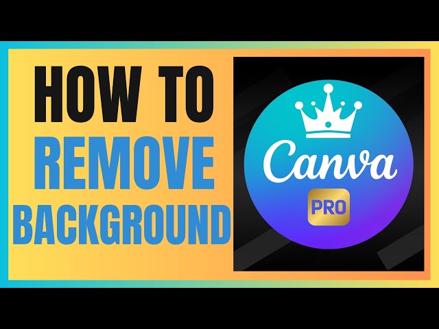 'Video thumbnail for How to Remove Image Background in Canva Pro – Fast & Easy!'