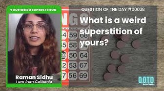 Video thumbnail for Raman believes in knocking on wood. Good to get rid of bad luck!