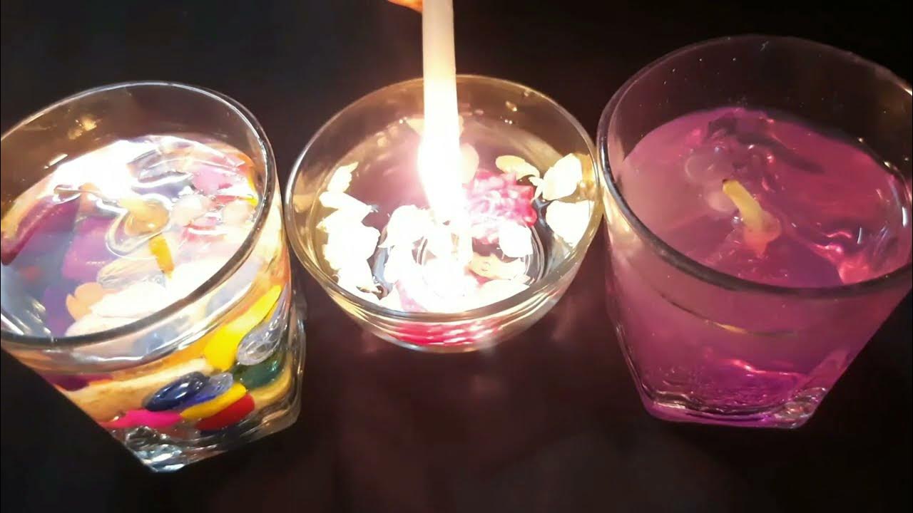 'Video thumbnail for 3 Velas Flutuantes na água e óleo para vc fazer'