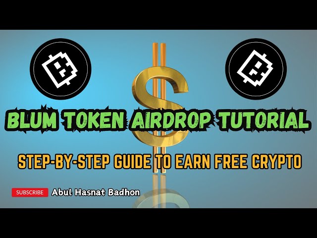 'Video thumbnail for Blum Token Airdrop Tutorial : Step by Step Guide to Earn Free Crypto'