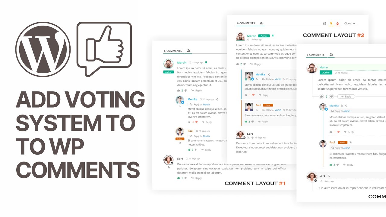'Video thumbnail for How To Add Voting System Feature to WordPress Comments For Free_ Like & Dislike'