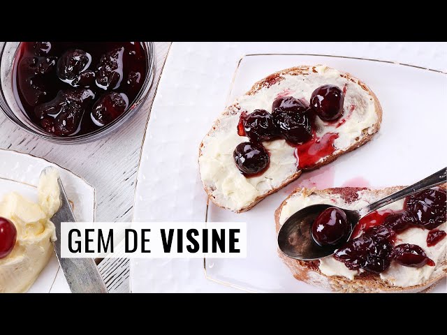'Video thumbnail for Gem de vișine întregi cu puțin zahăr și vanilie naturală 🍒'