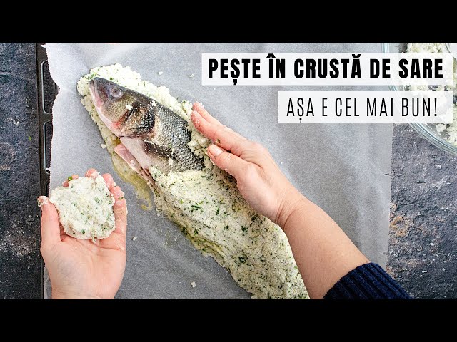 'Video thumbnail for De ce să gătești pește în crustă de sare? Pentru că așa e cel mai bun! | Bucate Aromate'