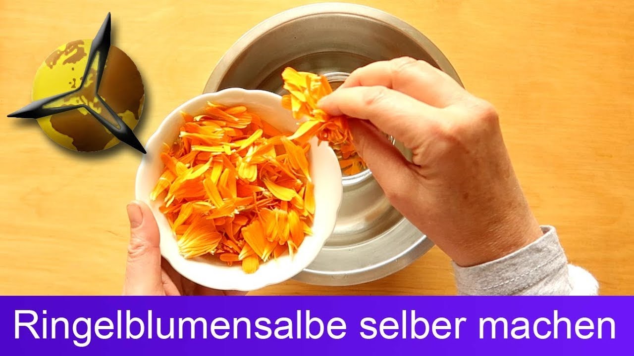 'Video thumbnail for Ringelblumensalbe selber machen / herstellen'