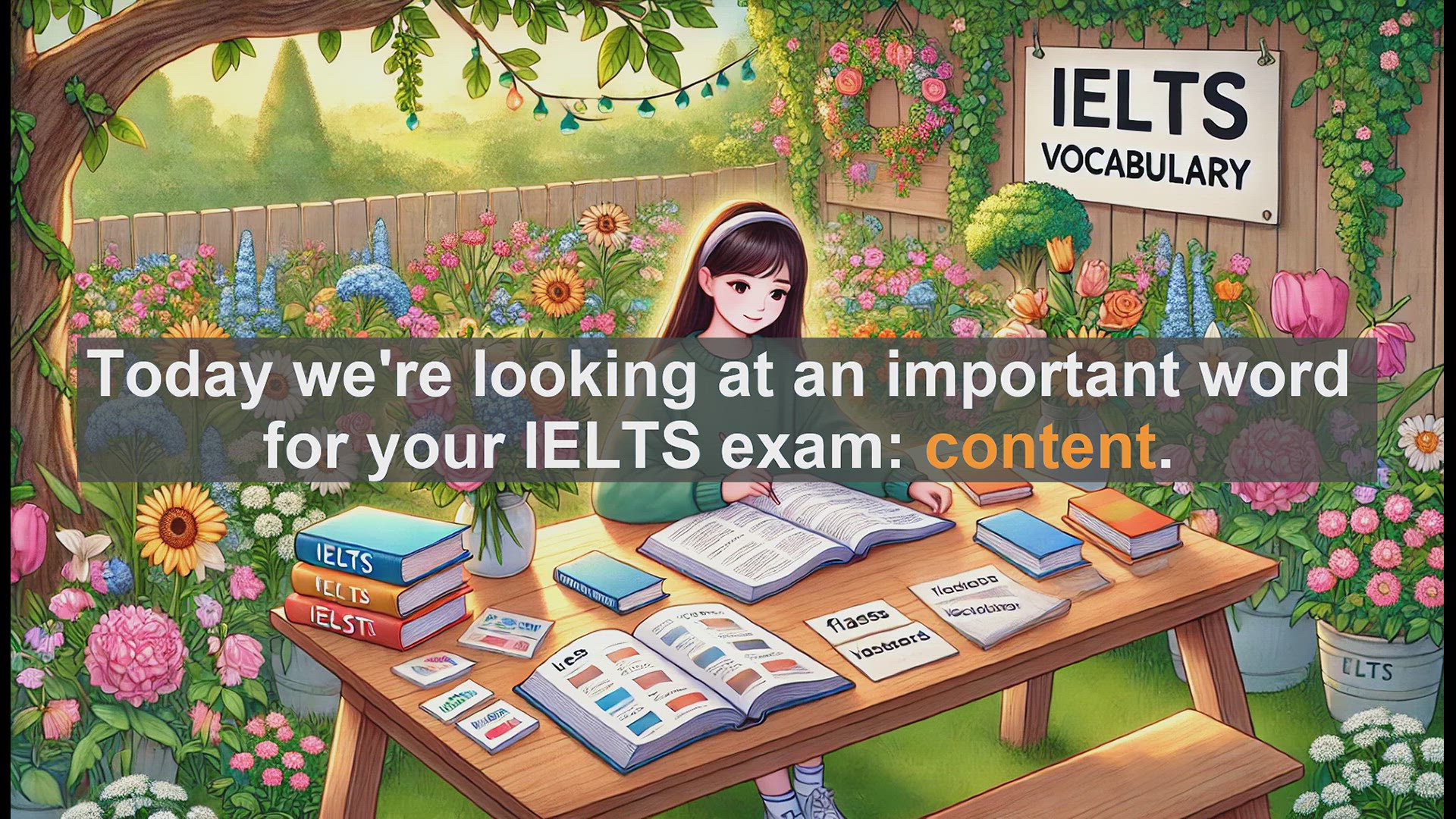 'Video thumbnail for 2500 Must Know IELTS 5.5 Vocabulary - IELTS Vocabulary: Understanding and Using 'Content''