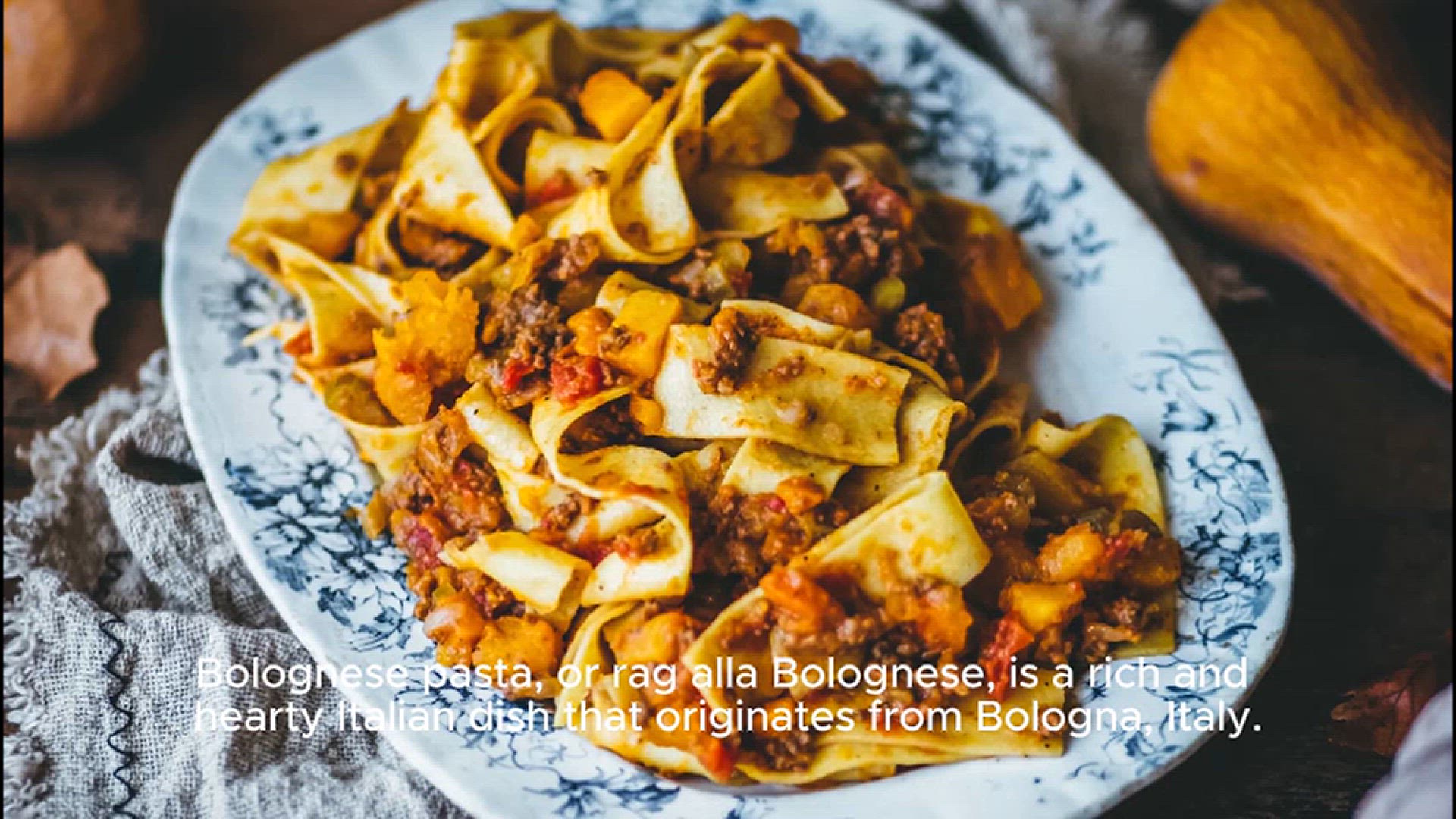 Video thumbnail for Bolognese pasta