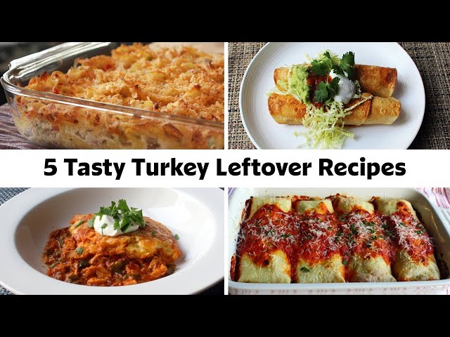 Video thumbnail for 5 Best Leftover Turkey Recipes | Easy & Delicious Ideas