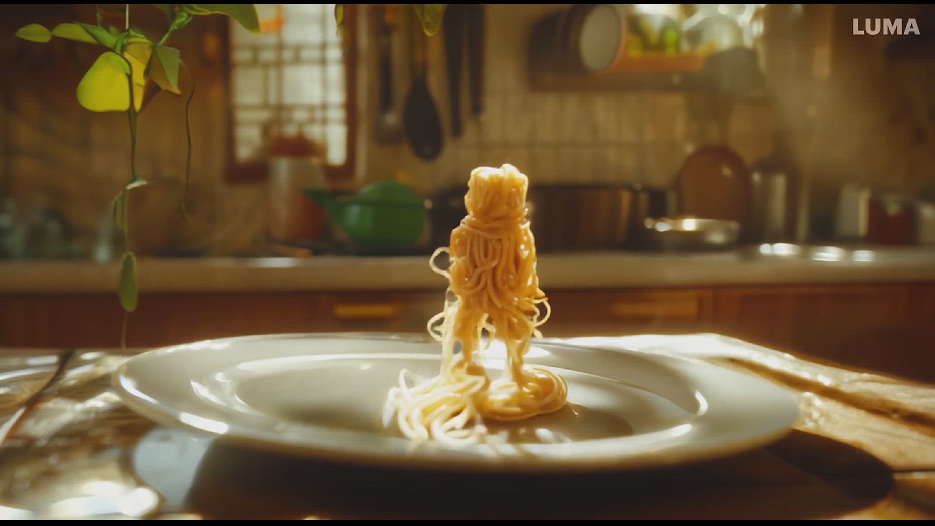Video thumbnail for _Promot__A_whimsical_miniature_figure_composed_of_delicately_arranged_noodles__poised_in_a_carefree__7809bd