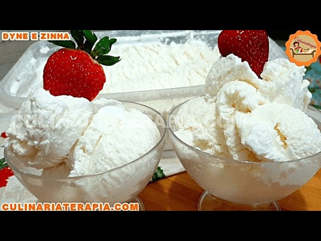'Video thumbnail for 🔴Para Espantar o Calor Faça O Melhor Sorvete de Coco Super Cremoso Que Rende 4 Litros'