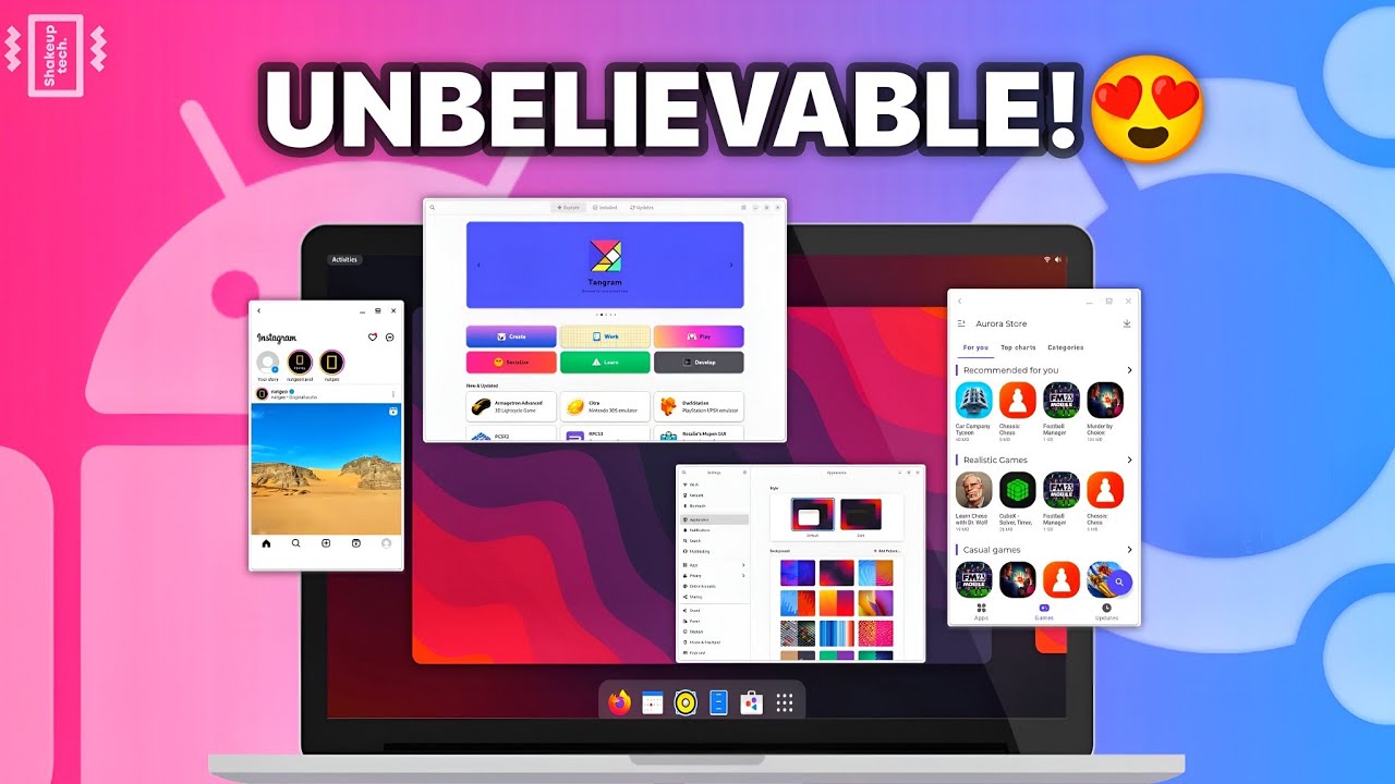 Video thumbnail for Blend OS - ALL IN ONE LINUX OS? RUN ANDROID Apps & Games, INSTALLATION & Review!