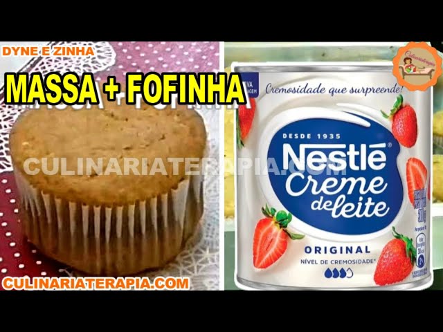 'Video thumbnail for Aprenda Como Fazer Massa de Bolo Fofinho com Creme de Leite para Cupcake Ensinada por Especialista'