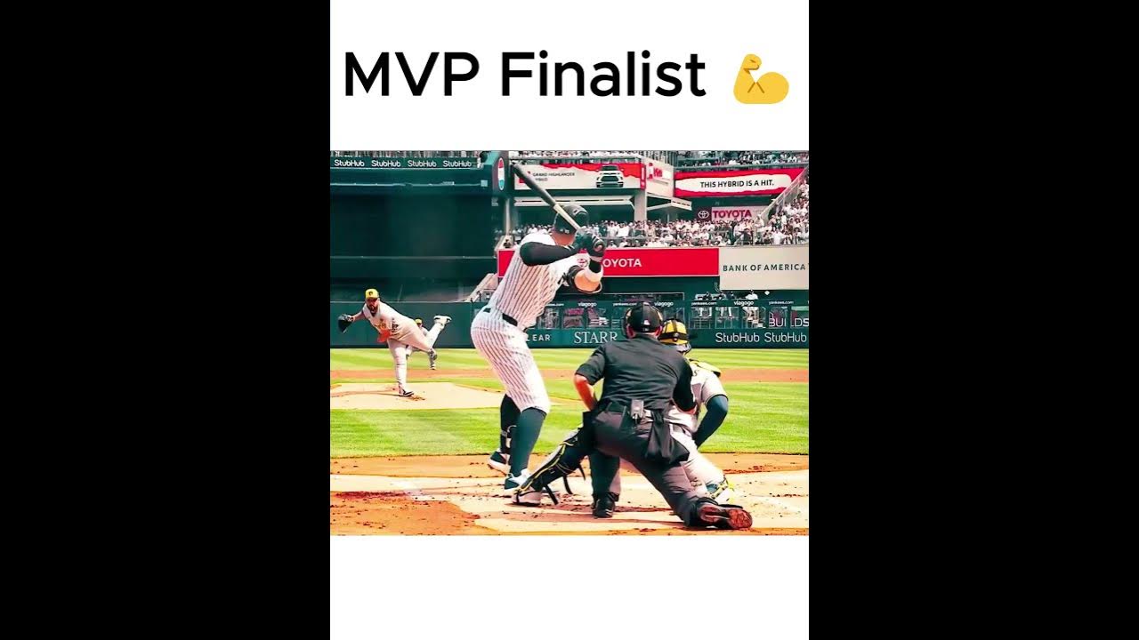 Video thumbnail for Aaron Judge Named As Finalist for 2025 AL MVP! 💪