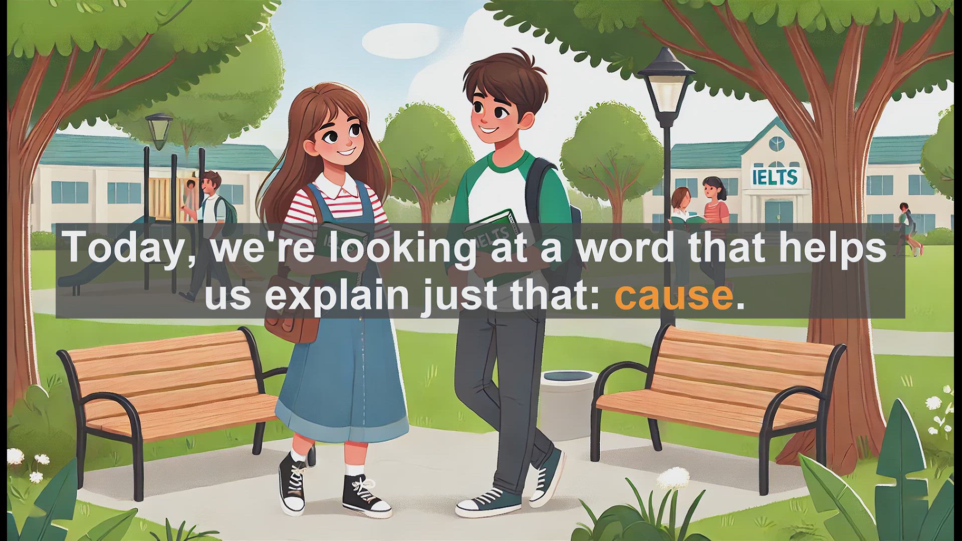 'Video thumbnail for 2500 Must Know IELTS 5.5 Vocabulary - Understanding 'Cause': Explaining Why Things Happen'