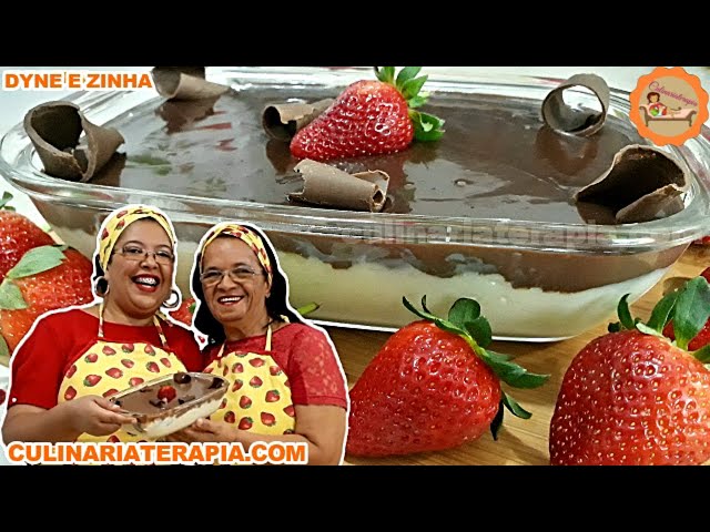 'Video thumbnail for Sobremesa Moça Cremosa com Cobertura de Chocolate'