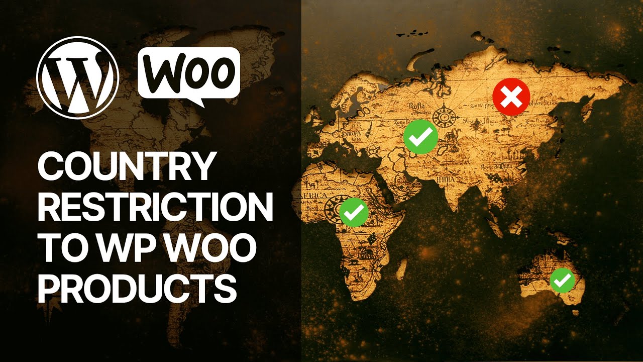 'Video thumbnail for How to Add Country Based Restrictions for WooCommerce Products For Free_ 🏳️'