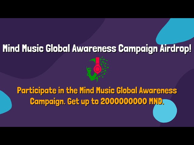 'Video thumbnail for Mind Music Global Awareness Campaign Airdrop'