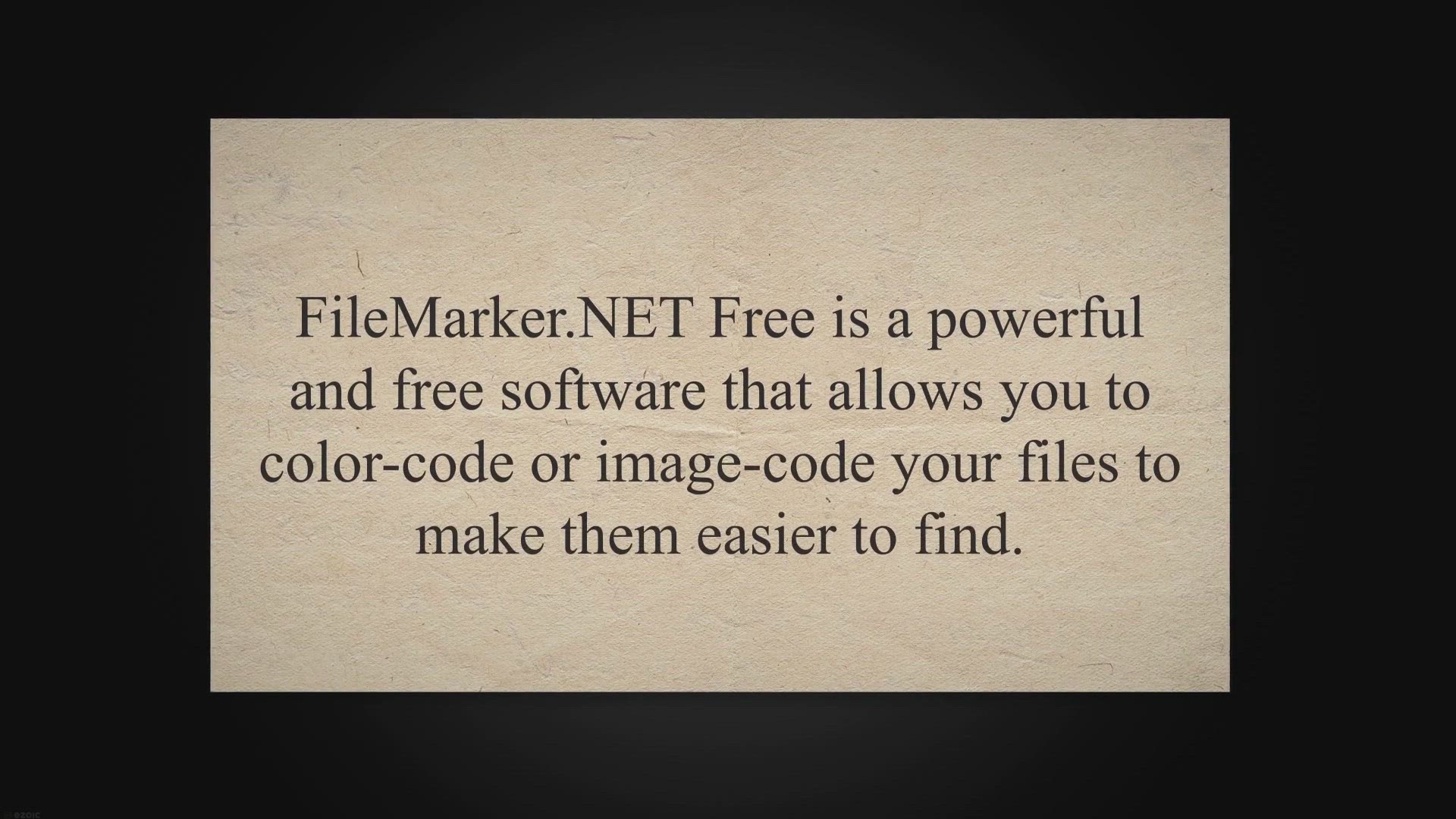 'Video thumbnail for Boost Your Productivity with FileMarker.NET Free: Color-Code and Customize Your Windows File Icons'