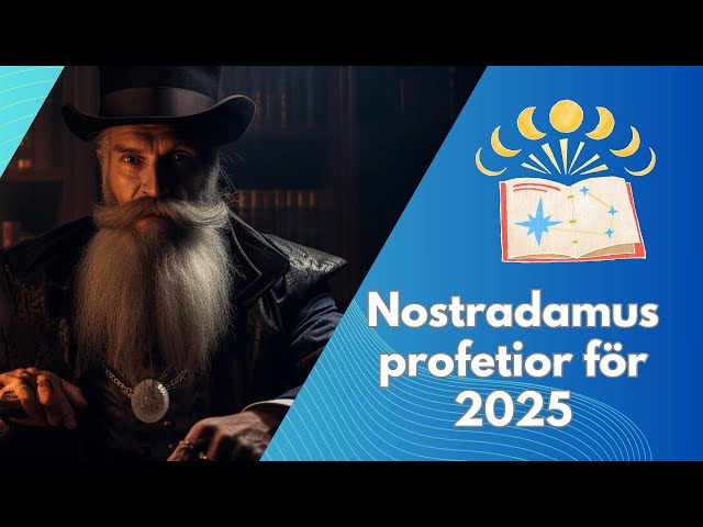 Video thumbnail for Nostradamus profetior för 2025: Katastrofer, tredje världskriget eller en tid av förändring
