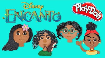 Disney ENCANTO PLAY DOH CHARACTERS Mirabel Isabela Luisa Bruno Abuela  Antonio Dolores Madrigal