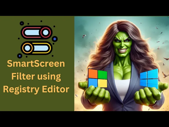 'Video thumbnail for How to Turn On or Off SmartScreen Filter on Windows 11 or 10 using Registry Editor | GearUpWindows'