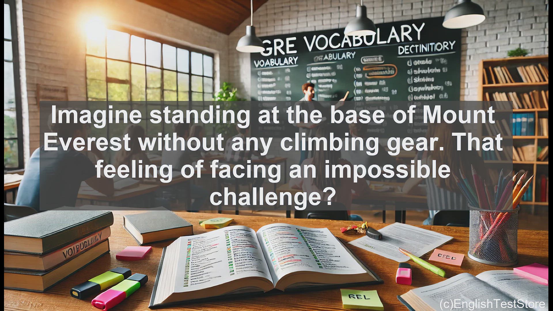 'Video thumbnail for GRE Vocabulary Lesson: Conquering the Unconquerable - Understanding the GRE Word 'Insuperable''