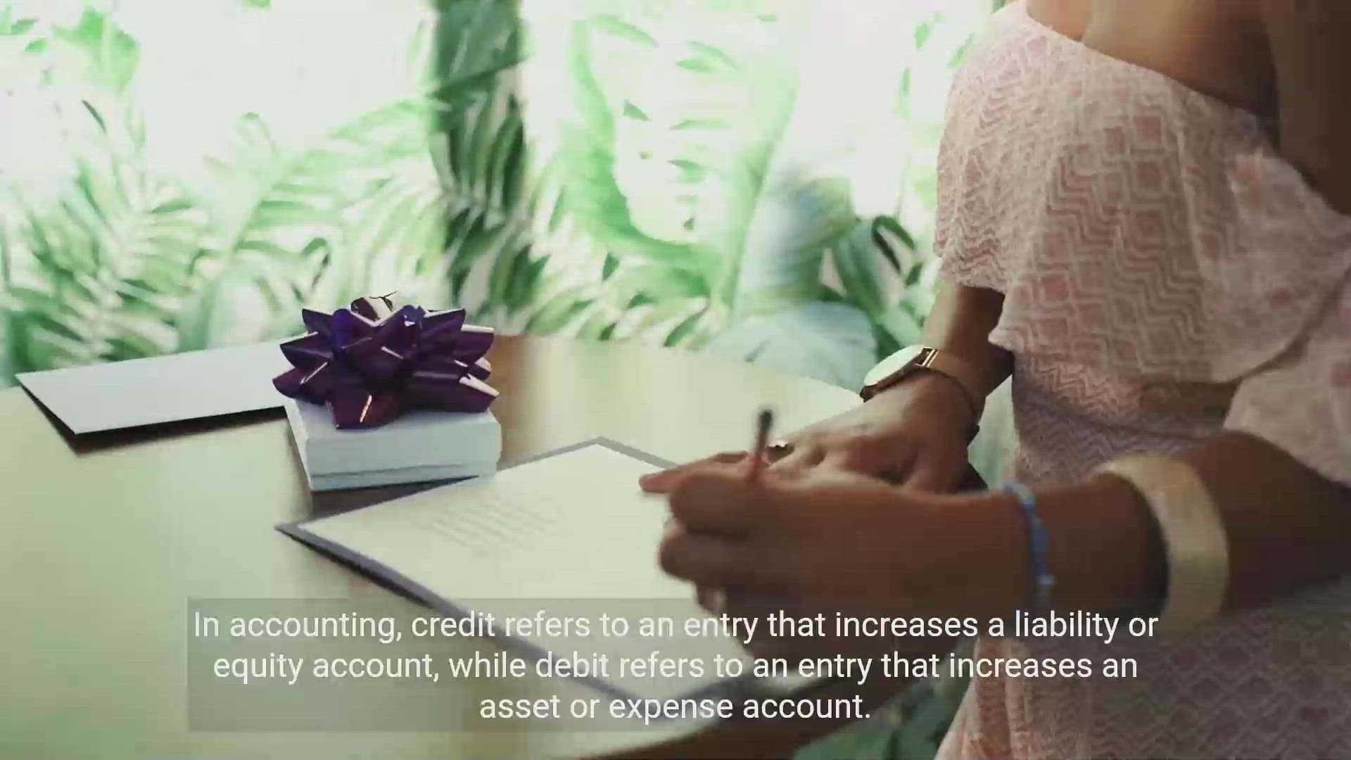 'Video thumbnail for Credit and Debit simplified'