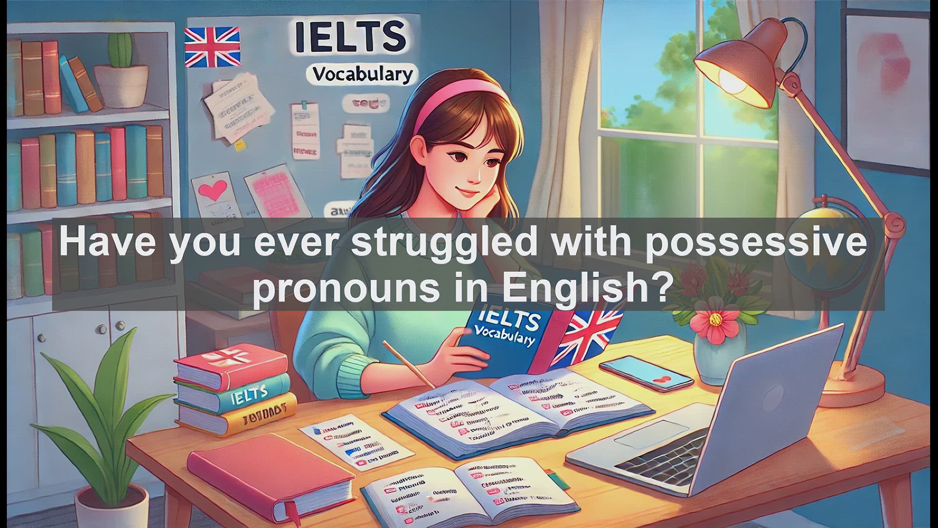 'Video thumbnail for 2500 Must Know IELTS 5.5 Vocabulary - Master 'Hers': Boost Your IELTS Score with Proper Possessive Pronouns'