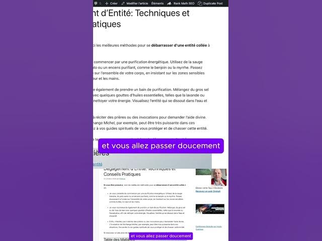 'Video thumbnail for Dégagement d’entité : quelle méthode utilisée ?'