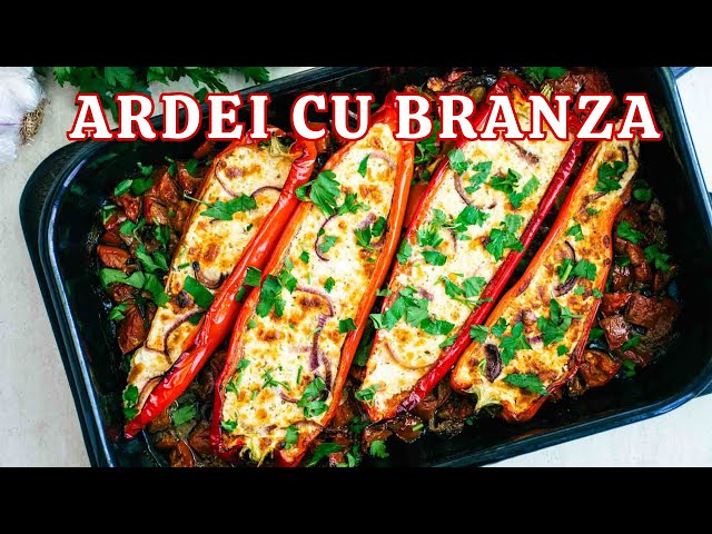 'Video thumbnail for 👉 Descoperă rețeta de 🌶️ ARDEI umpluți cu BRÂNZĂ la cuptor! Delicioși pentru prânz sau cină!'
