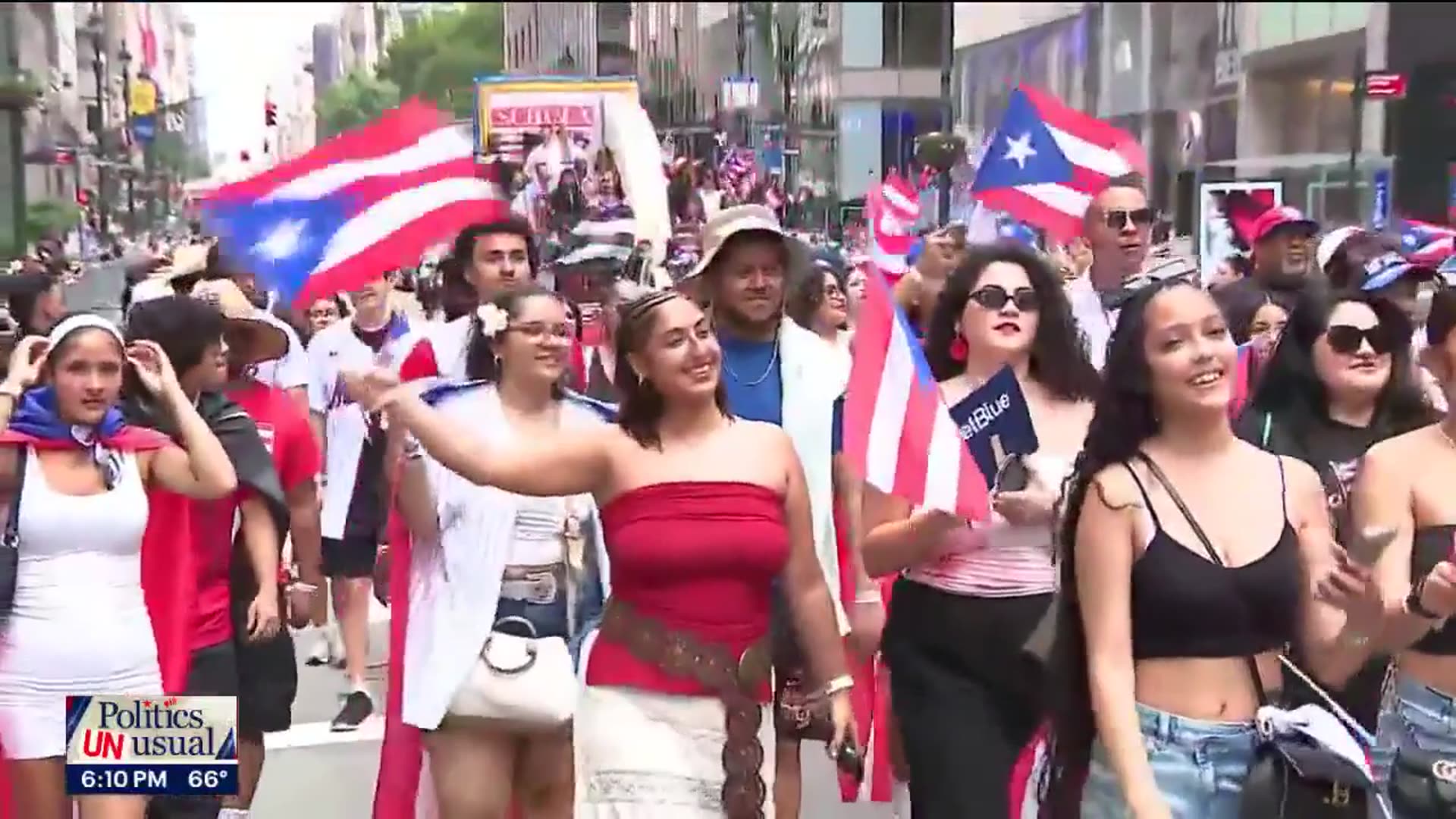 'Video thumbnail for Over 1M attendees and participants at this year's Puerto Rican Day Parade'