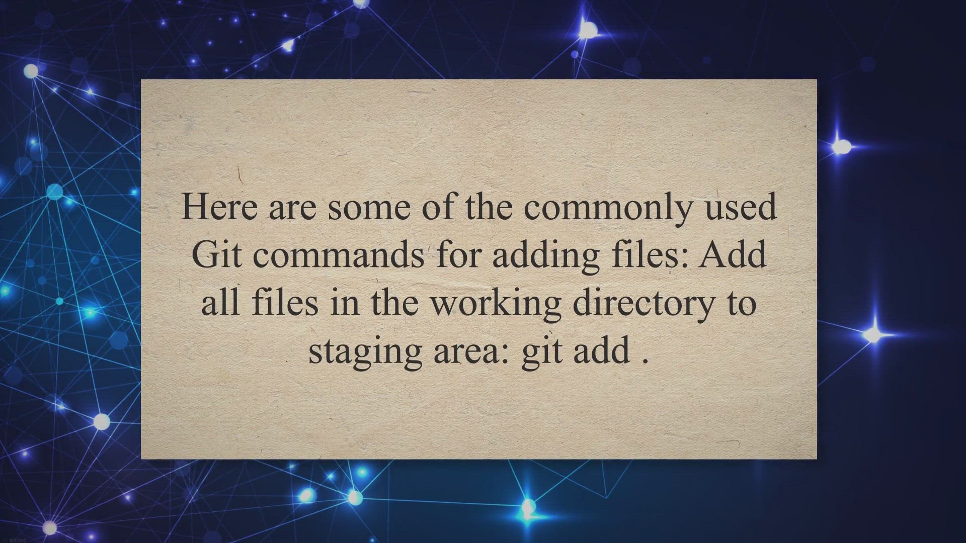 Video thumbnail for GIT Add Files and Commit Demo