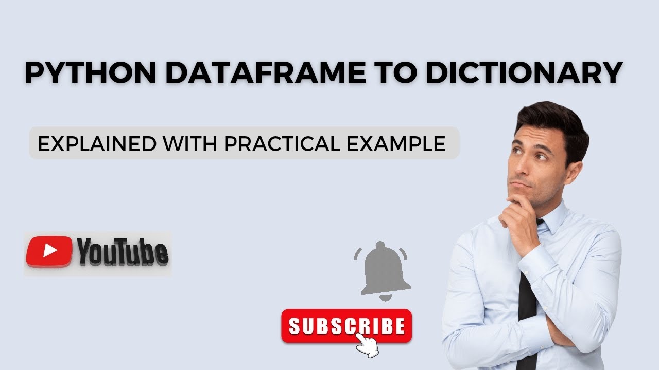 'Video thumbnail for Convert Python Dataframe to Dictionary - Python Tutorial'