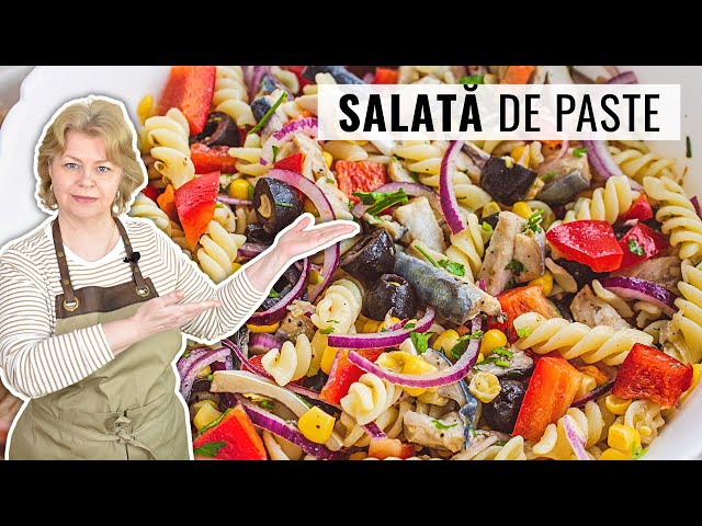 'Video thumbnail for 👉 SALATĂ de PASTE cu pește marinat și legume - rețeta ideală pentru prânz sau cină'
